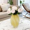 1PC Bohemian style glass vase, malt sugar glass vase, suitable for hydroponic fresh cut flowers. Irregular shape.