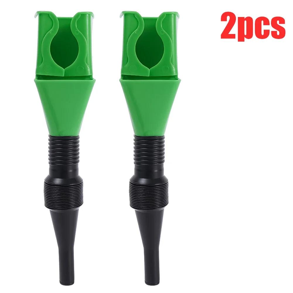 2pcs Car Refueling Funnel Gasoline Foldable Engine Oil Funnel Tool Plastic Funnel Car Motorcycle Refueling Tool Auto Accessories