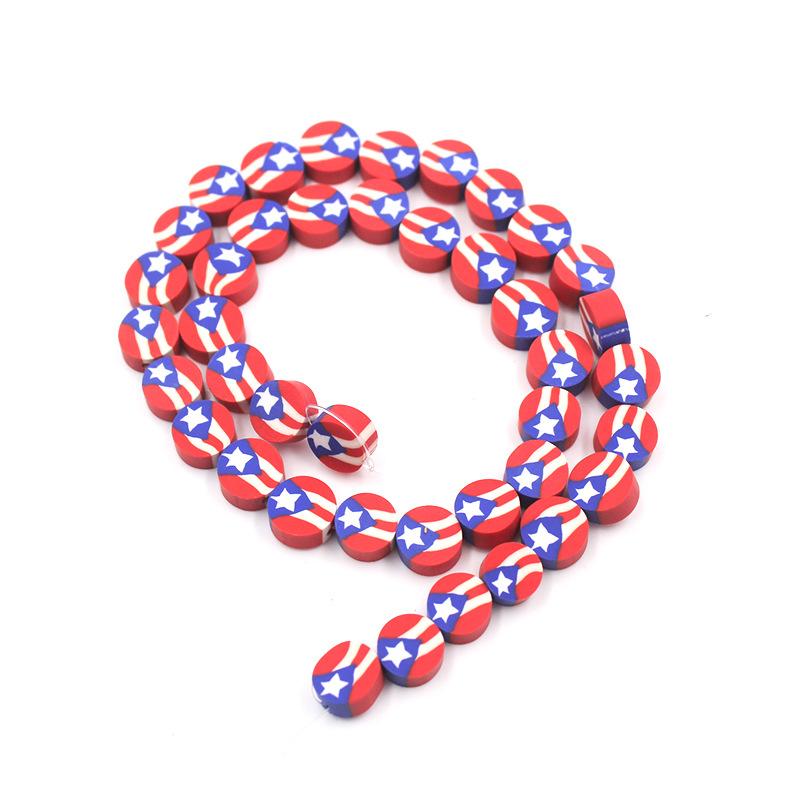 Soft Pottery Beads Beaded Handmade Materials Diy Jewelry Accessories Mobile Phone Chain Bead Separation Mixed Color Soft Pottery Loose Beads