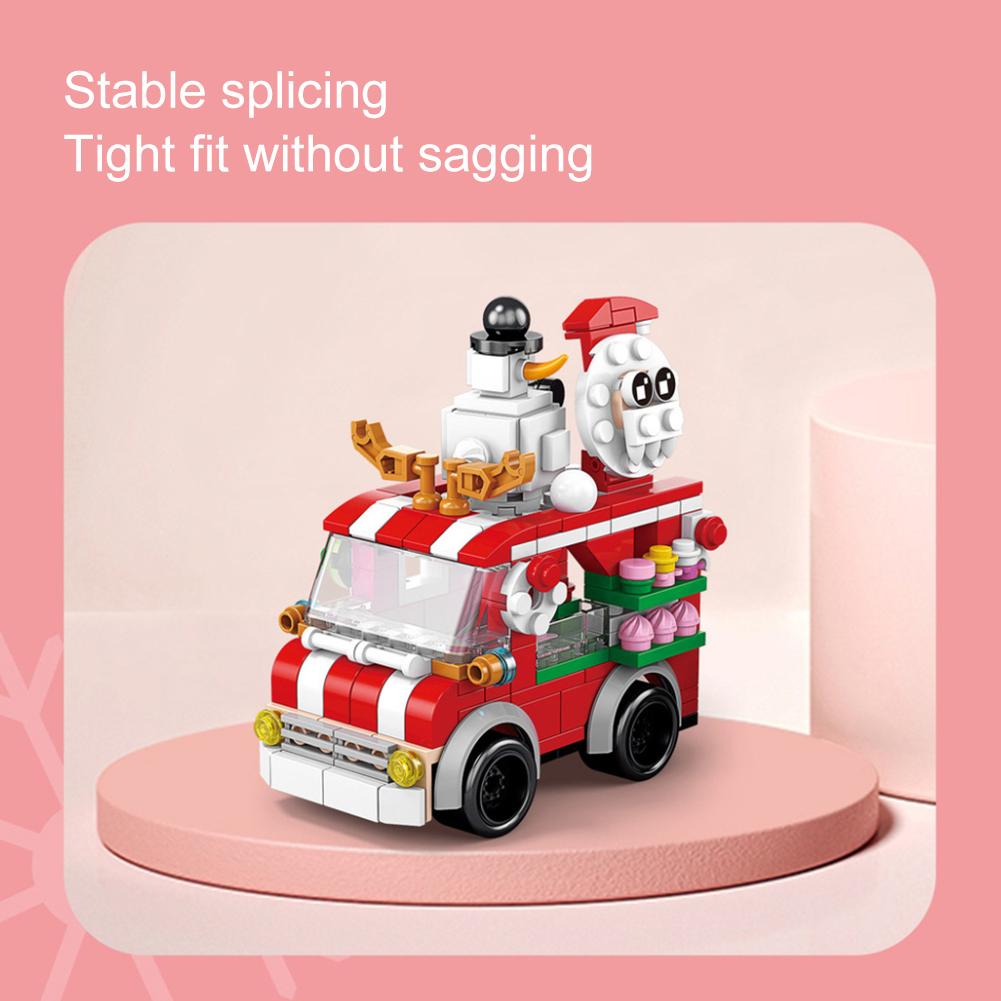 Christmas Theme Building Blocks Diy City Friends Tree House Bricks Toys For Children Xmas Gifts