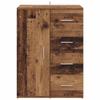 Sideboard with Drawers Reclaimed Wood Look 59 x 39 x 80 cm Particleboard