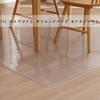 Transparent Embossed PVC Kitchen Floor Protector, 45x120cm, 1.5mm Thick, Non-Slip, Easy To Clean, Compatible with Underfloor Heating