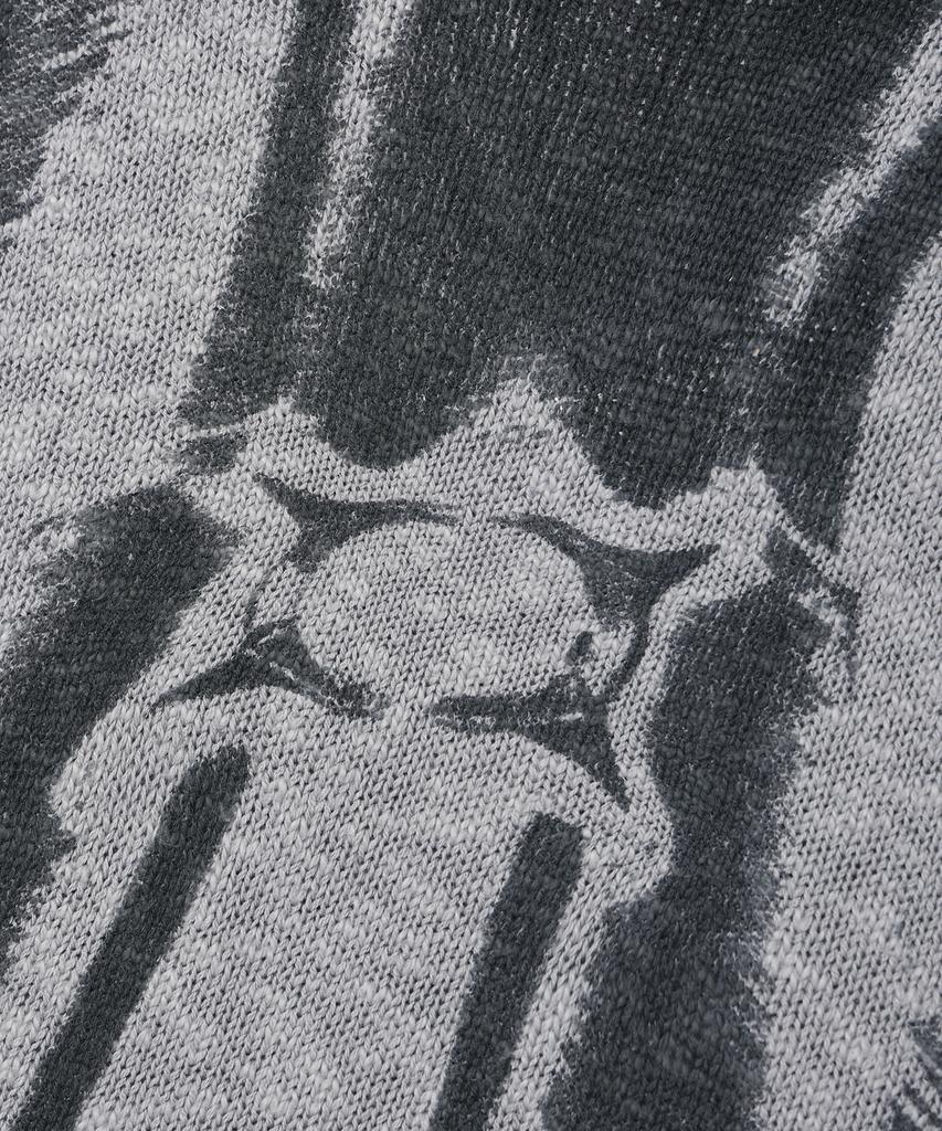CRITIC Vintage Wormhole Long Sleeve Knit Gray