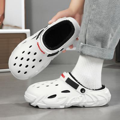 Fashion Slippers Home Fluffy Chunky Platform Clogs Sandals Men Women Winter Soft Thick Bottom Garden Shoes Slide Non Slip Eva Slippers