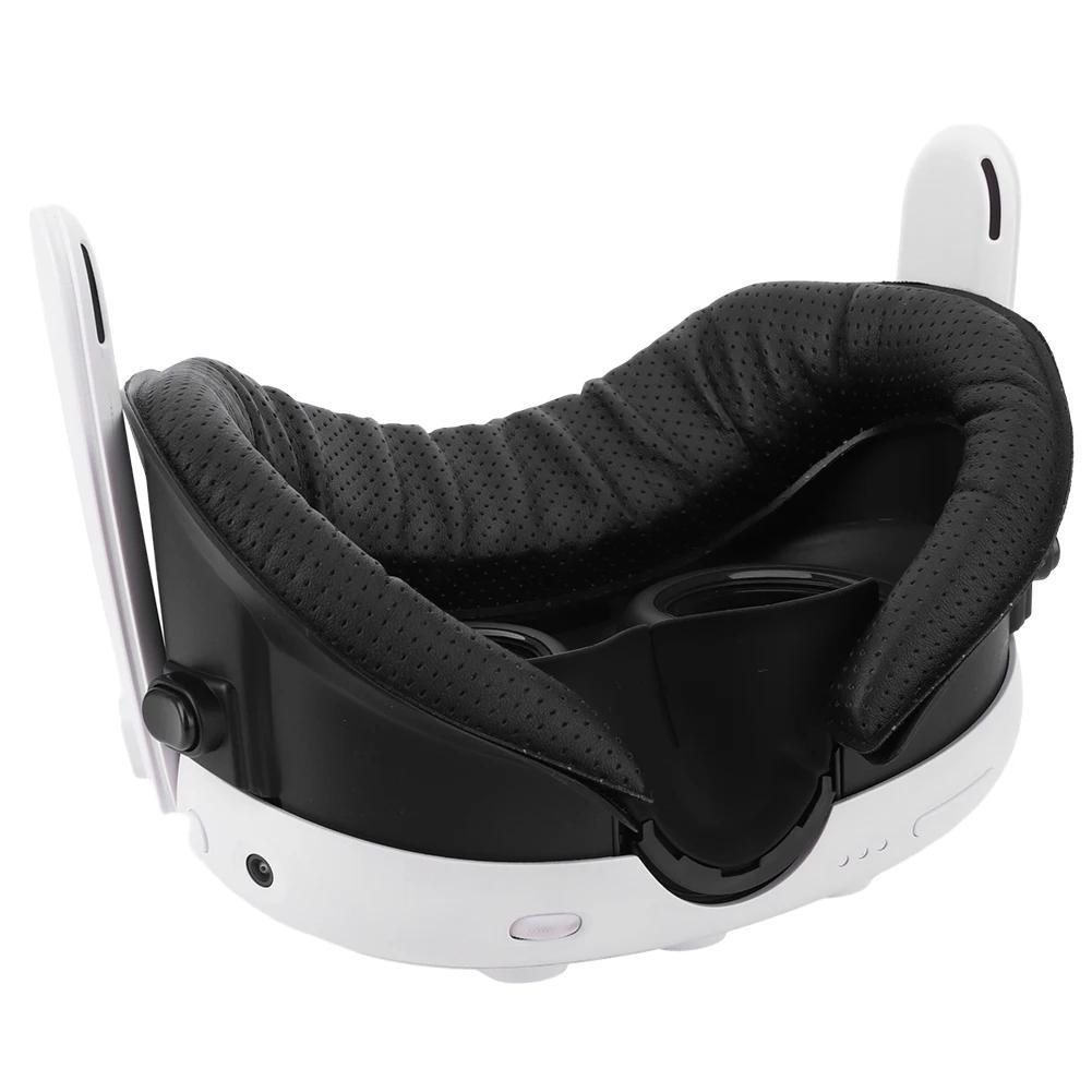 Obličejový kryt 6 v 1 pro Meta Quest 3 VR náhradní obličejové rozhraní PU kožená maska ​​proti prosakování nosní podložka pro příslušenství Quest3