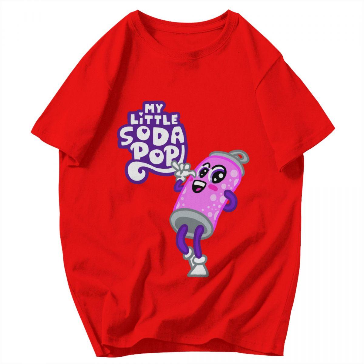 Men T Shirt My Little Soda Pop Awesome Summer Y2K Graphic Short Sleeve Unisex Clothing T Shirts S