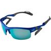 AirFly Nose Padless Sports Sunglasses with New Side Blue Blue AF-303 C-3 Pads, Frame/Mirrored Lens, AF-303 C-3