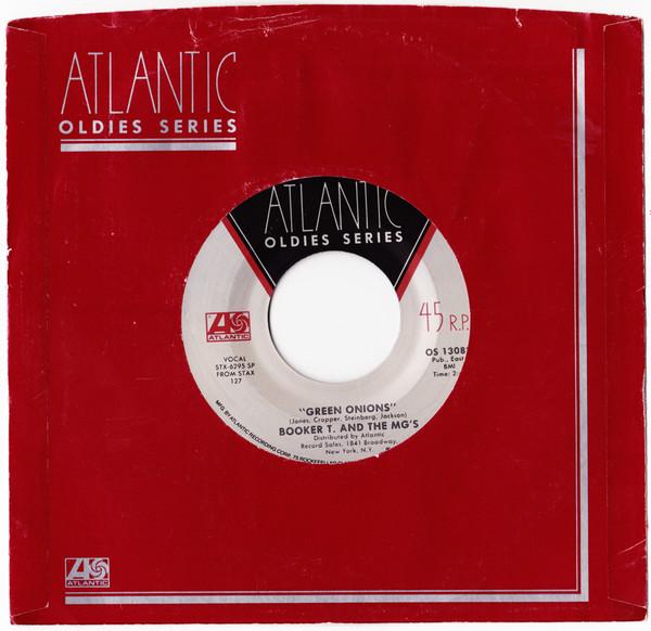 7inch Record BOOKER T & THE MG'S - Green Onions / Chinese Checkers OS13088 Atlantic - US Rock Used