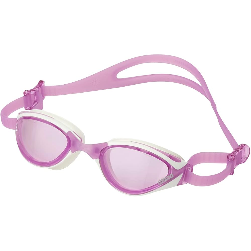 Arena Swim Goggles Arena Warbo Lavender White Anti-Fog Unisex Fitness Free Size AGL-1300