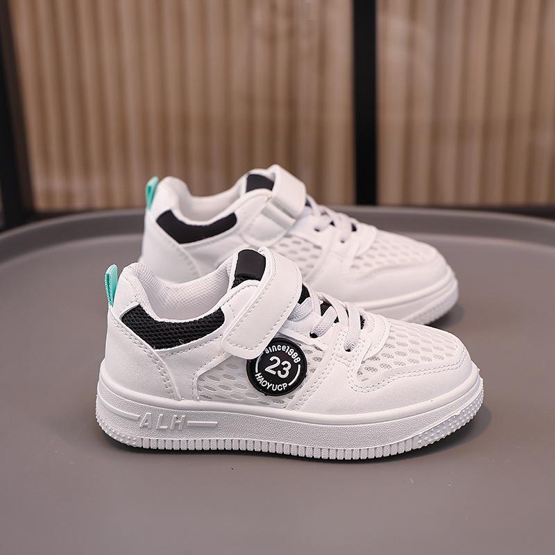 Children's Little White Shoes Spring and Autumn New Children's Net Shoes Medium and Old Children's Girls' Shoes Children's Sports Shoes Boys' Shoes