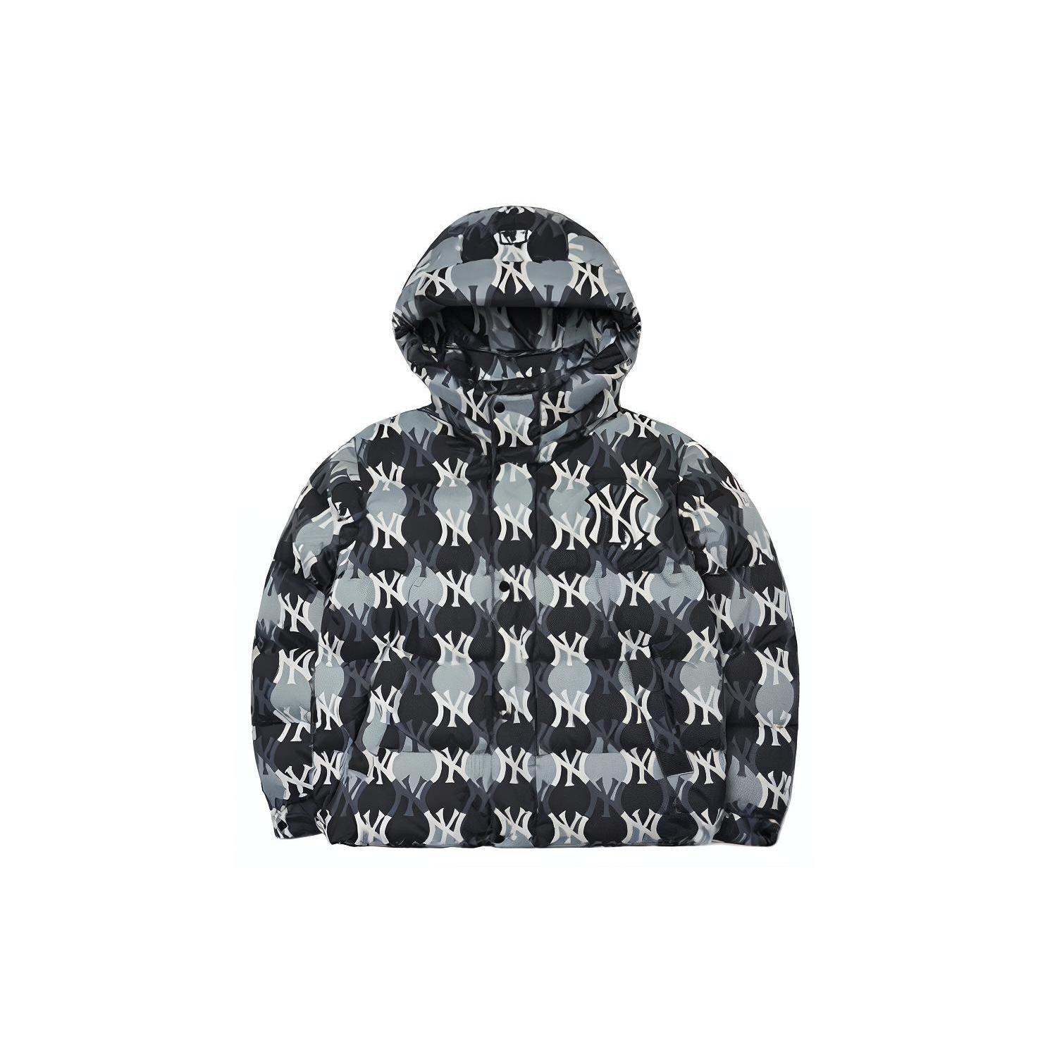 MLB New York Yankees Down Jackets Unisex Black Hooded Moderate Other 3ADJY0126-50BKS M