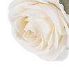 Artificial Rose Napkin Ring Farmhouse Rustic Jute Rope Fake Flower Dinner Napkin Holder Birthday Wedding Party Table Decoration