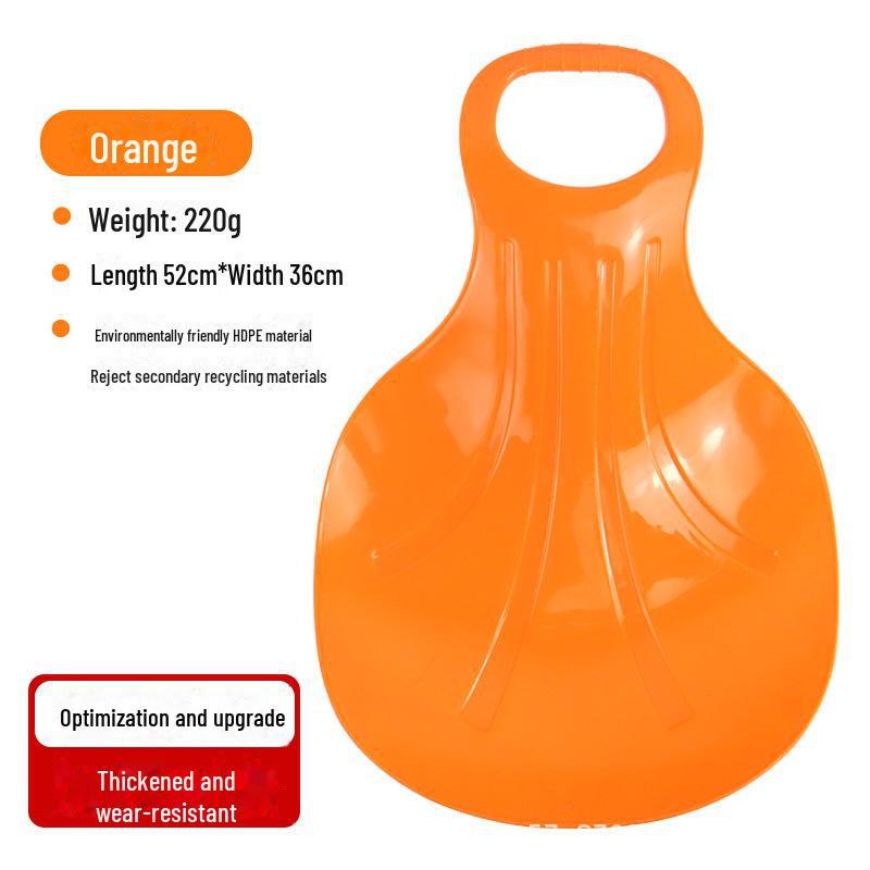 Fan-Shaped Grass Ski Board: Thickened Snowboard for Kids & Adults - Outdoor Lawn Skateboard Mat