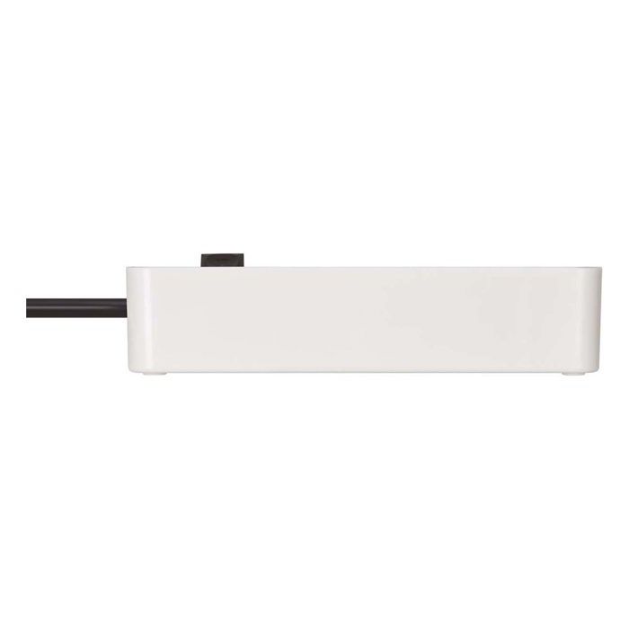 Rallonge Multiprise 3 Prises à 45° 3500WMax Modèle Ecolor 5m Brennenstuhl Blanc / Noir