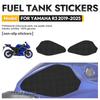 Motorcycle Sticker 3-in-1 Silicone Tank Pad: Grip, Protect, Decorate for YAMAHA R3 2019-2025 Silicone Anti-slip Fuel Tank Pad