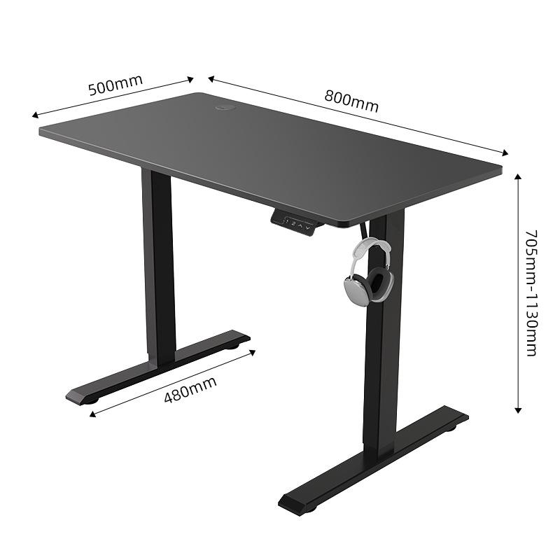 Escritorio Eléctrico de Altura Ajustable para Sentarse y Estar de Pie con Motor Único