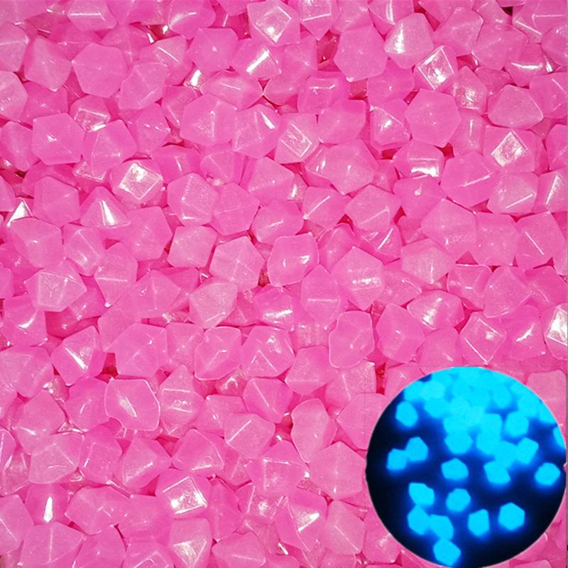 0,5 g Mini Diamant Resin Fluorescerande Stenar: Självlysande för mikrolandskap & akvarier, Arkeologisk leksak för barn