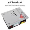 Mini Woodworking Table Saw Electric Multifunctional Cutting Machine New
