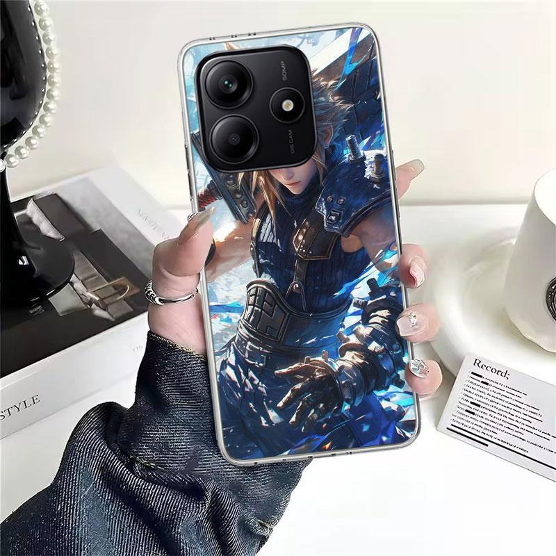 Final Fantasy FF VII Soft Phone Case For Xiaomi Redmi Note 15 14 14S 13 12 Pro Plus 12S 11 11S 11E 10 10S 11T 5G Fundas Coque Re