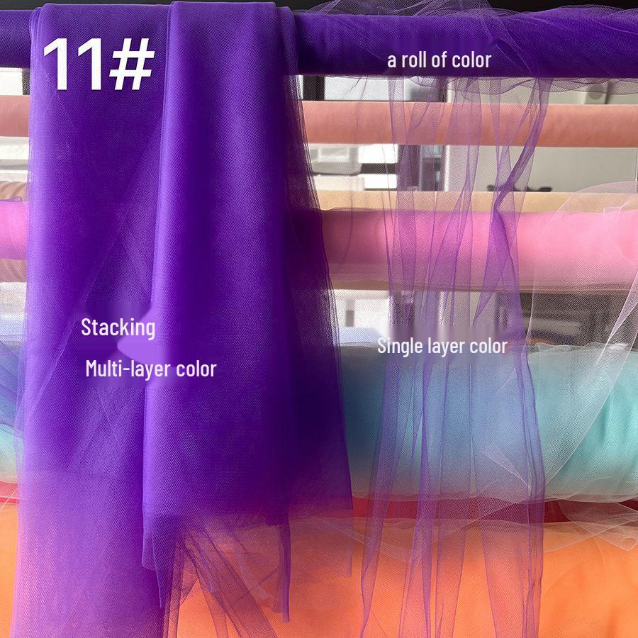 Macaron Sheer Curtain - DIY Decoration for Kindergarten & Festival Chair Environment Creation, Free Shipping