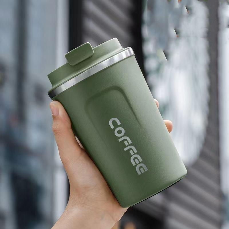 

Изолированная дорожная кофейная кружка, термос, колба из нержавеющей стали, вакуумный термос Green