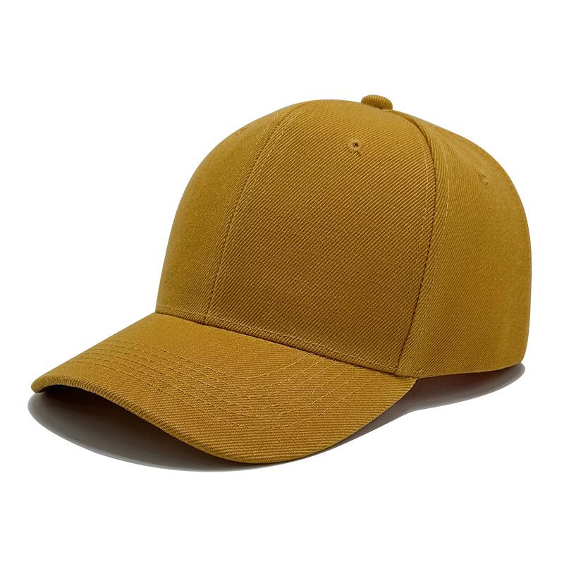 Summer Sun Protection Non-Collapsing Baseball Cap - Acrylic, Minimum Order 50 Pieces