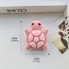5pcs Mini Cute Turtle Plush Squeaky Toys, Soft Fabric,Interactive Boredom&Exercise Game,Small Breed Pet Supplies,Cartoon Pattern