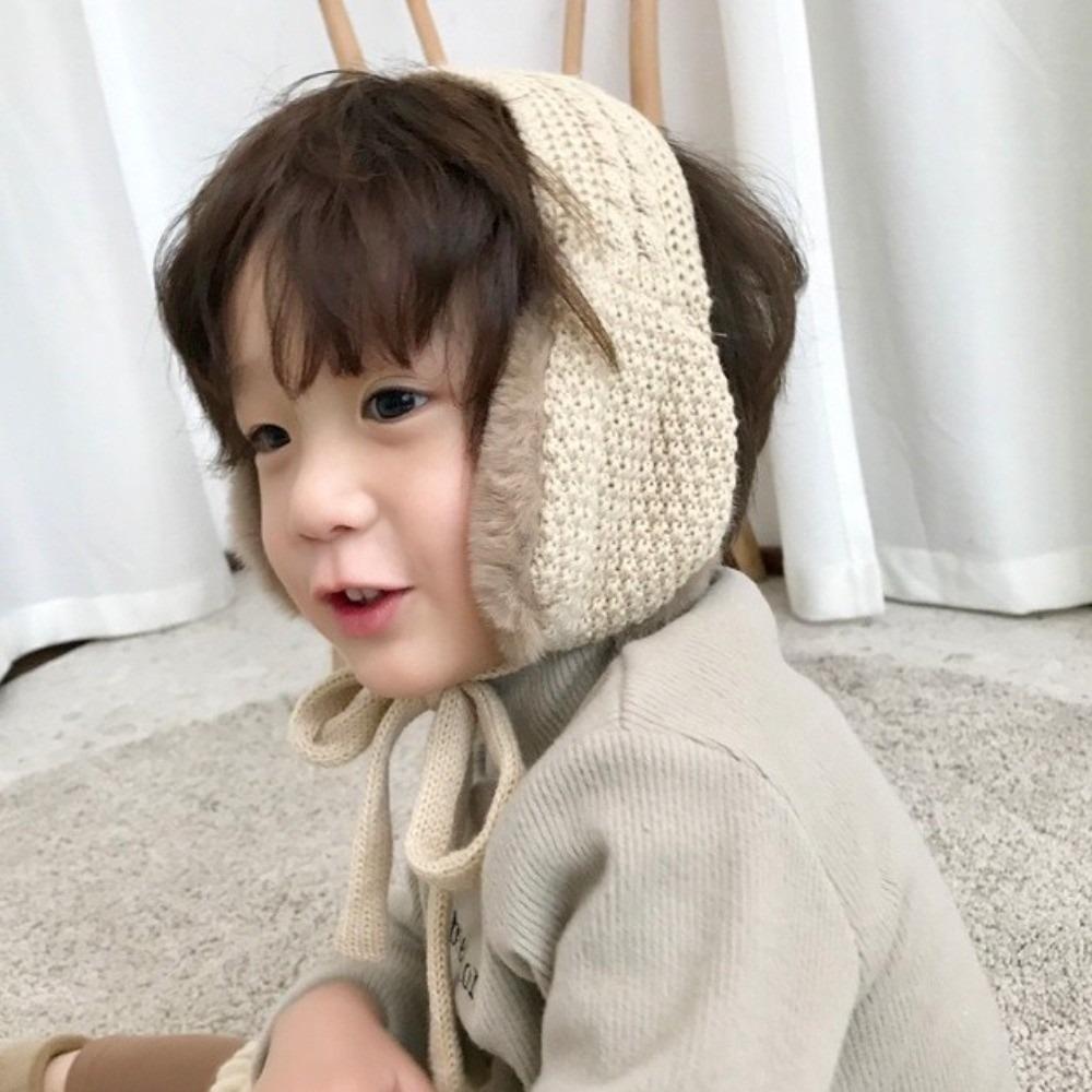Headband Winter Thickened Earmuffs Foldable Outdoor Anti-cold Earflap Soft Plush Ear Cover Chidren