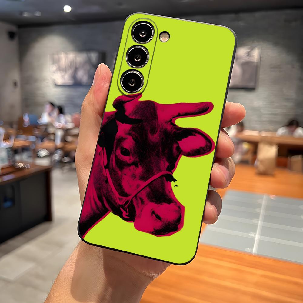 Andy Warhol Art Phone Case For Samsung S23 Ultra S24 S22 S20 Fe S21 Plus Galaxy A54 A34 A24 A53 A13 A16 Back Cover