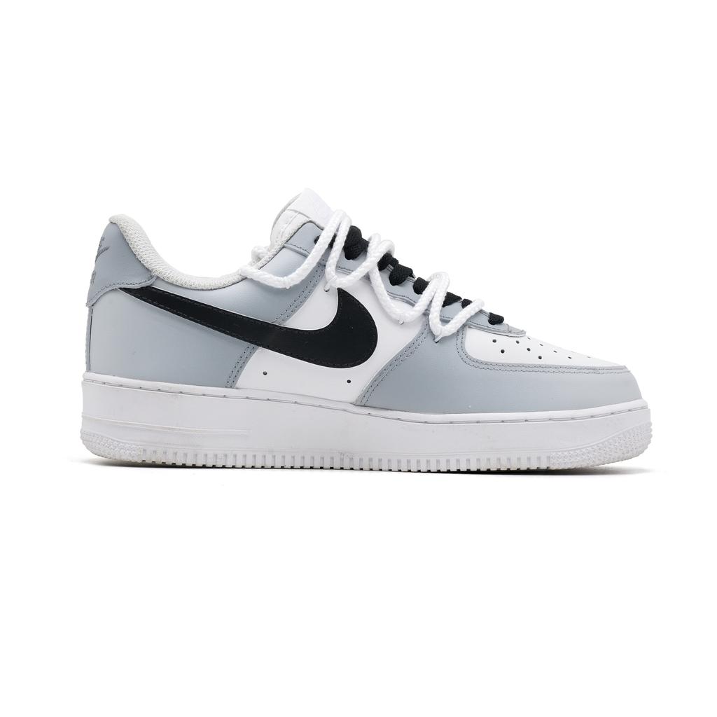 Nike Air Force 1 Galaxy City Cow Leather Abrasion Resistant Slip Resistant Low top Skateboard Shoes Unisex Gray White CW2288-111(Team997-)