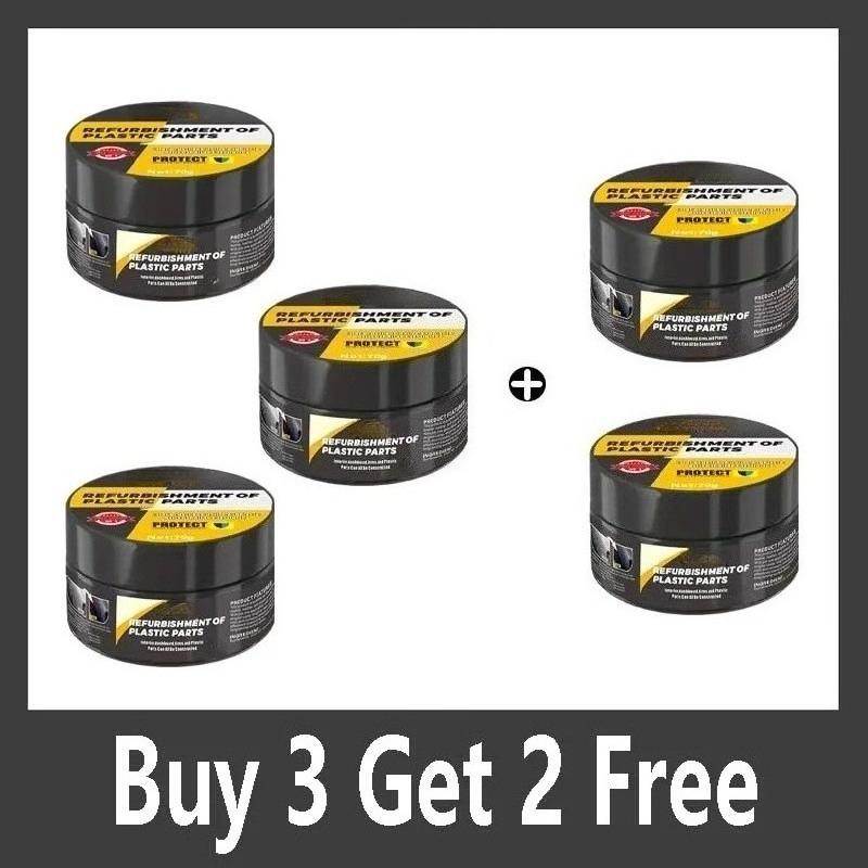 Car Interior Repair Paste, Interior and Exterior Plastic Polishing Wax, Scratch Repair, Also Suitable for Tires.