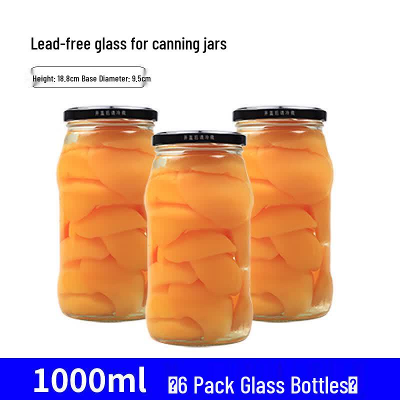Heat-Resistant Glass Canning Jar
