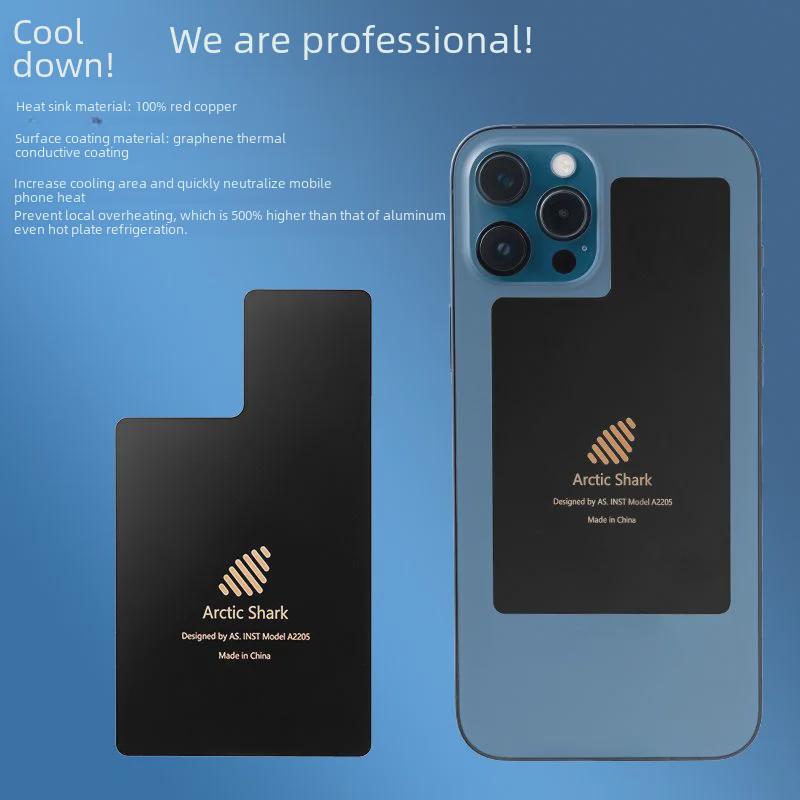 Arctic Shark Copper Heat Sink: Rapid Cooling Semiconductor Radiator for Mobile Phones