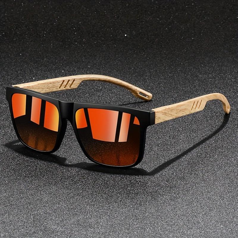 Fashionable Retro Men's and Women's Universal Square Glasses Men's Retro Driving Anti Glare Glasses