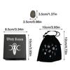 Tarot Cards Witch Witchcraft Wood Runes Stone Set Witches Rune Set Board Game Table Game Divination Runestones Tarot Decks