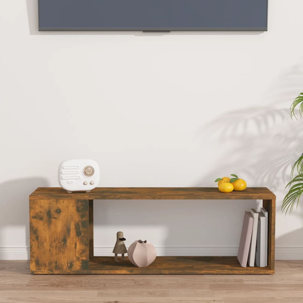 Moderner und minimalistischer TV-Schrank für das Wohnzimmer, offenes Ausstellungsregal, geeignet für Schlafzimmer, Wohnzimmer und Flur, 100x24x32 cm