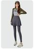 Spring & Autumn Women's Two-Piece-Style Yoga Skirt Pants - Sports Fitness Shark Pants with Integrated Hip Covering Base Layer