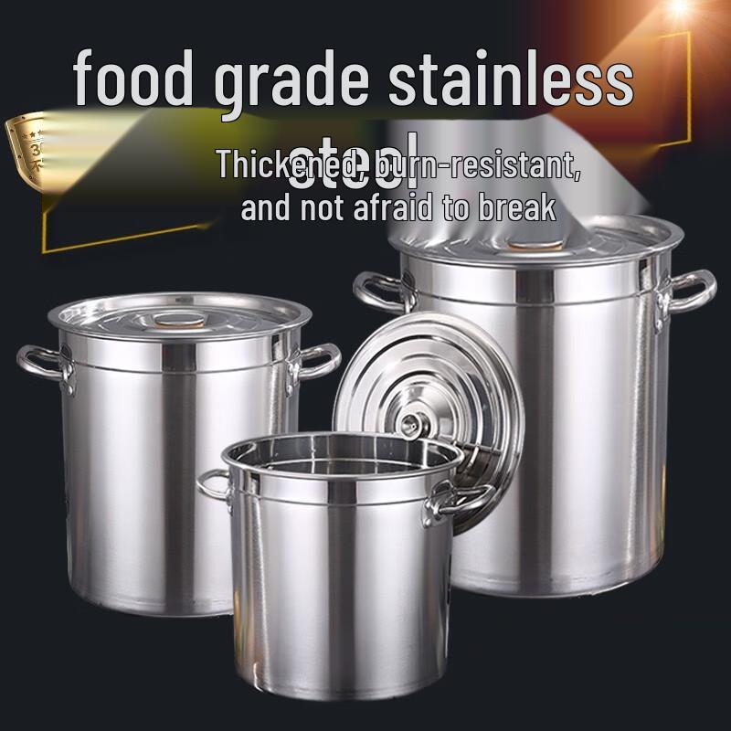 GOWKE 304 Stainless Steel Round Stockpot
