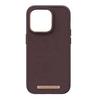 Kryt pro iPhone 14 Pro - AVIZAR - NJORD - Kůže full-grain - Odolný proti pádům - Tmavě hnědý