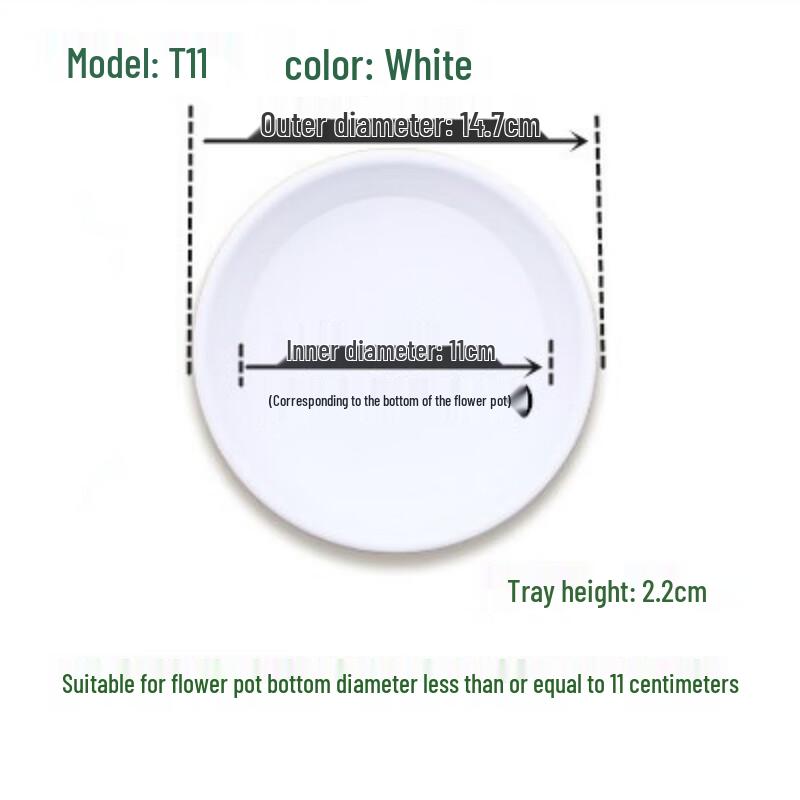 

Утолщенный круглый поддон для цветочного горшка