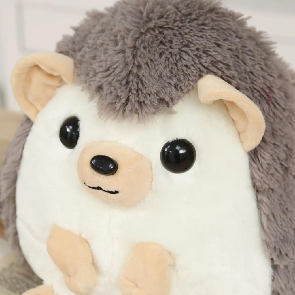 One Piece Cute Soft Hedgehog Plush Backpack Kawaii Comfortable School Bag Cartoon Animal Bag Children's Gift Boys Girls Student