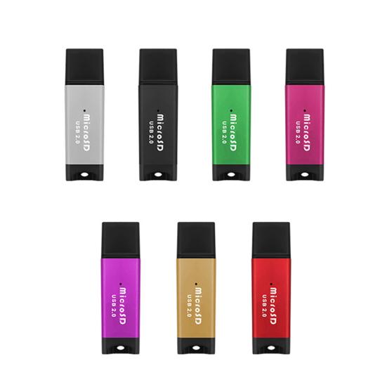 High Speed USB SD TF TransFlash 2 Micro Memory Storage Card Reader Adapter