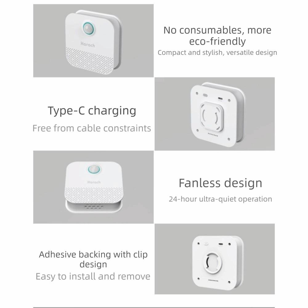 Intelligent Pet Deodorization Purifier Wireless Pet Air Purifier  for Cat Litter Box