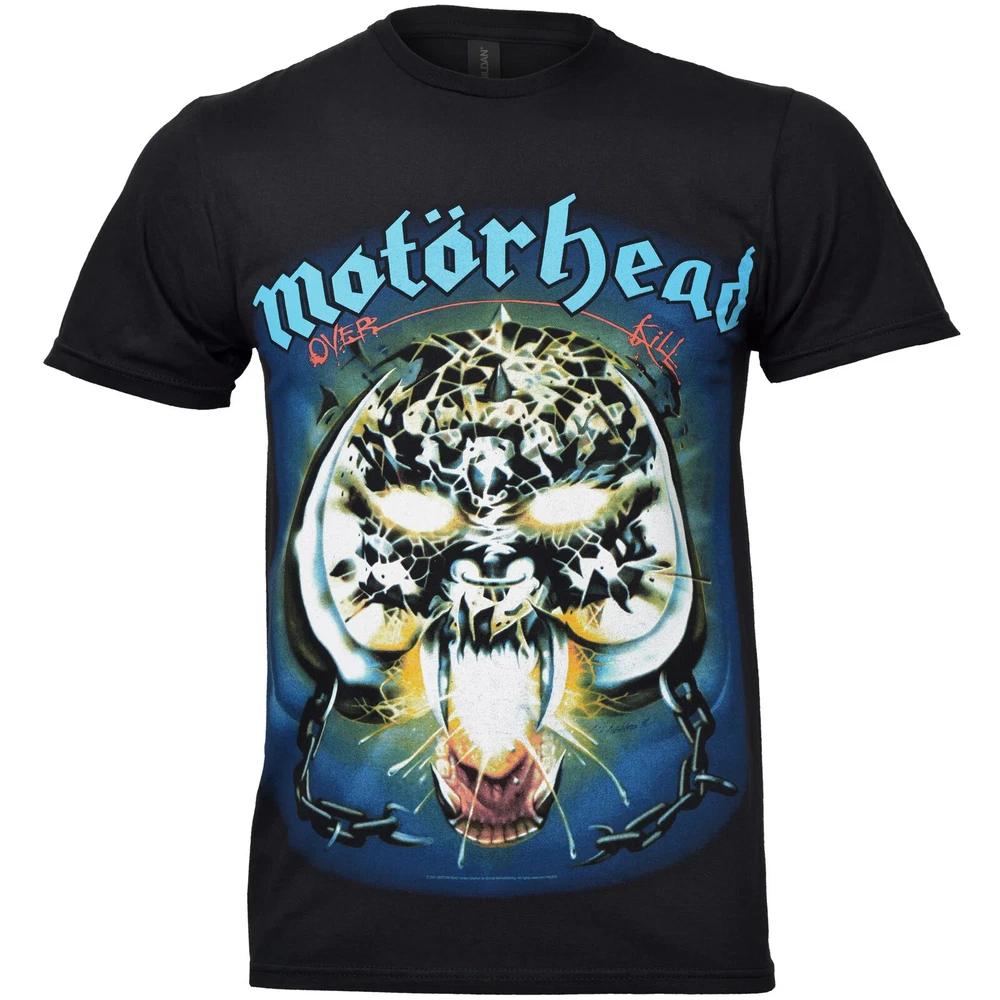 Official Motorhead T Shirt Overkill Black Album Cover Band Logo New S To XXL M