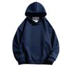 Men Fashion Tops Hooded Sweaters Spring and Autumn Men Long-sleeved Loose Hoodies Fashion Men Solid Color Tops