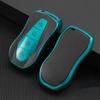 TPU Leahter Car Remote Smart Key Case Protective Cover For Geely New Emgrand GS X6 SUV EC7 Bag Shell Holder Keychain Protector Auto Accessories