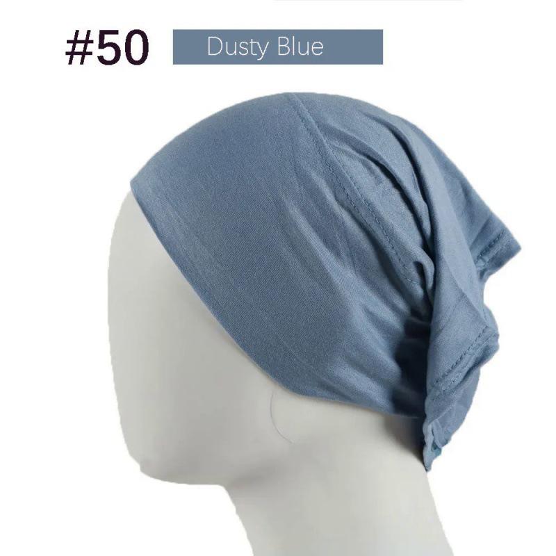 Modal Solid Color Women's High-Elasticity Mercerized Cotton Malaysian Tube Beanie Arabic Snood