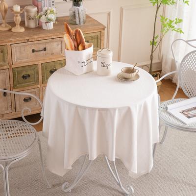 Simple Solid Color Cotton Washed Cotton White Versatile Cafe Restaurant Coffee Table Tablecloth Dining Table Cloth