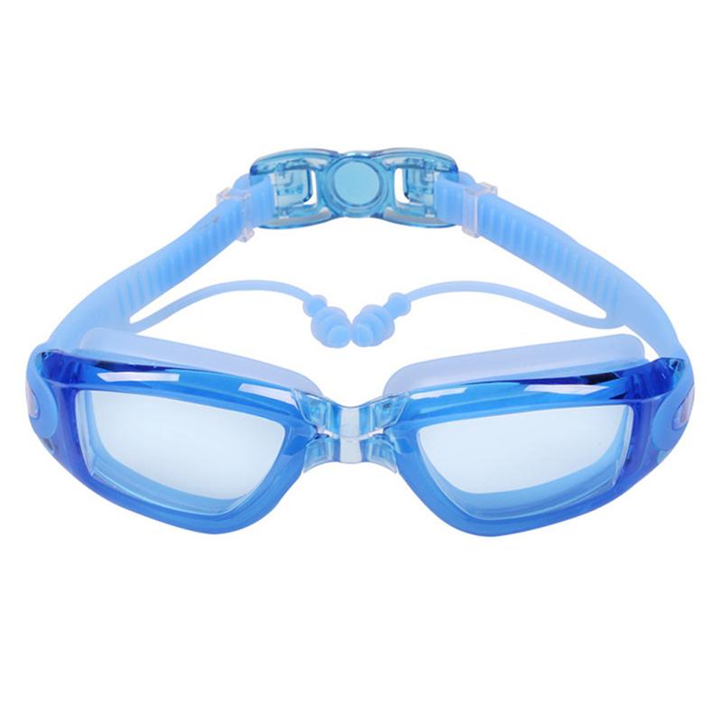 Professionelle Schwimmbrille für Erwachsene, Antibeschlag-Schwimmbrille, wasserdicht, verstellbare Schwimmbrille aus Silikon, Brille für Männer und Frauen