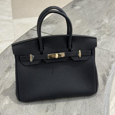 Hochwertige Togo-Litschi-Muster-Platin-Tasche Europäische und Amerikanische Mode Schulter-Umhängetasche grenzüberschreitende Handtasche Damen